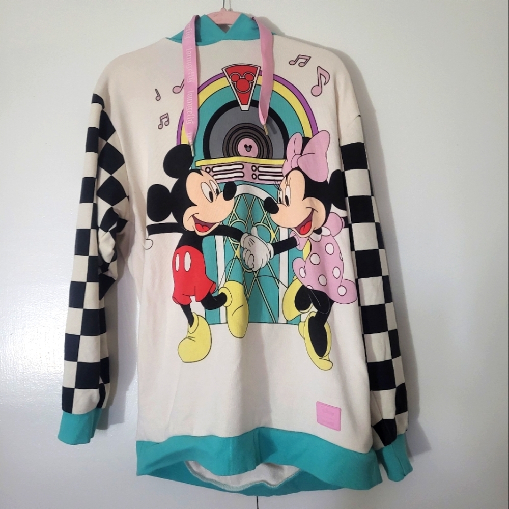 Loungefly Mickey and Minnie Mouse Hoodie